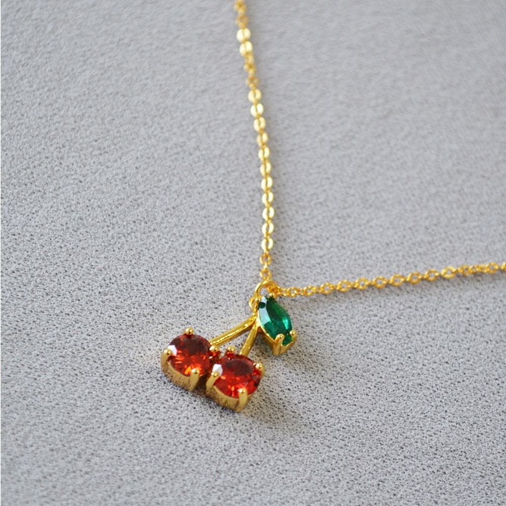 Kate Spade Ma Cherie Cherry Mini Pendant Necklace
